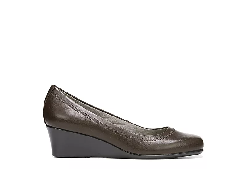 Lifestride Womens Groovy Pump - Dark Tan 2 Lifestride Womens Groovy Pump - Dark Tan - Image 2