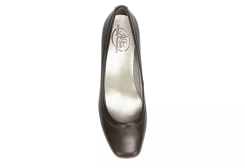 Lifestride Womens Groovy Pump - Dark Tan 6 Lifestride Womens Groovy Pump - Dark Tan - Image 6