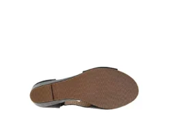 Journee Collection Womens Aretha Wedge Sandal - Black -Deals All Walk Styles Store US 01 102152 06