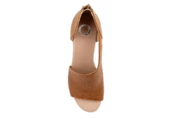 Journee Collection Womens Aretha Wedge Sandal - Cognac -Deals All Walk Styles Store US 01 102153 05