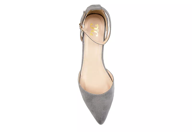 Journee Collection Womens Arkie Pump - Grey 6 Journee Collection Womens Arkie Pump - Grey - Image 6