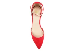 Journee Collection Womens Arkie Pump - Red 12 Journee Collection Womens Arkie Pump - Red -Deals All Walk Styles Store US 01 102160 05