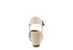 Journee Collection Womens Ashlyn Wedge Sandal - Purple -Deals All Walk Styles Store US 01 102163 04