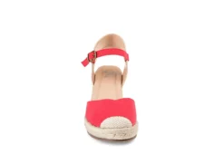 Journee Collection Womens Ashlyn Wedge Sandal - Red -Deals All Walk Styles Store US 01 102164 02