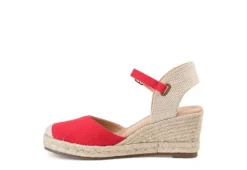 Journee Collection Womens Ashlyn Wedge Sandal - Red -Deals All Walk Styles Store US 01 102164 03