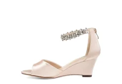 Journee Collection Womens Connor Wedge Sandal - Off White -Deals All Walk Styles Store US 01 102217 03