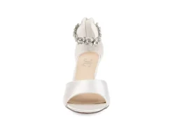 Journee Collection Womens Connor Wedge Sandal - White 9 Journee Collection Womens Connor Wedge Sandal - White -Deals All Walk Styles Store US 01 102219 02
