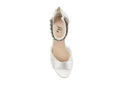Journee Collection Womens Connor Wedge Sandal - White 12 Journee Collection Womens Connor Wedge Sandal - White -Deals All Walk Styles Store US 01 102219 05