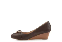 Journee Collection Womens Graysn Wedge Pump - Brown 10 Journee Collection Womens Graysn Wedge Pump - Brown -Deals All Walk Styles Store US 01 102243 03