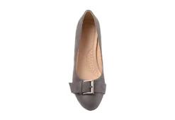 Journee Collection Womens Graysn Pump - Grey -Deals All Walk Styles Store US 01 102245 05