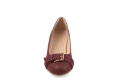 Journee Collection Womens Graysn Pump - Wine -Deals All Walk Styles Store US 01 102246 02