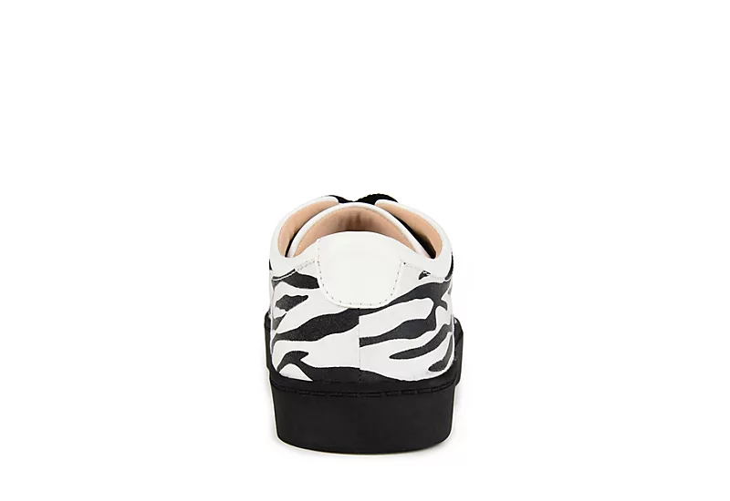 Journee Collection Womens Taschi Sneaker - Zebra 5 Journee Collection Womens Taschi Sneaker - Zebra - Image 5