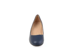 Journee Collection Womens Saar Pump - Navy -Deals All Walk Styles Store US 01 103356 02
