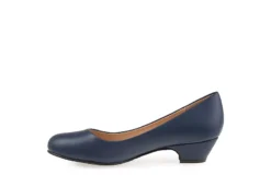 Journee Collection Womens Saar Pump - Navy -Deals All Walk Styles Store US 01 103356 03