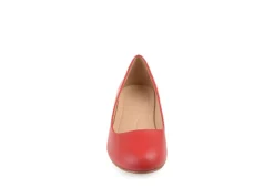 Journee Collection Womens Saar Pump - Red -Deals All Walk Styles Store US 01 103358 02