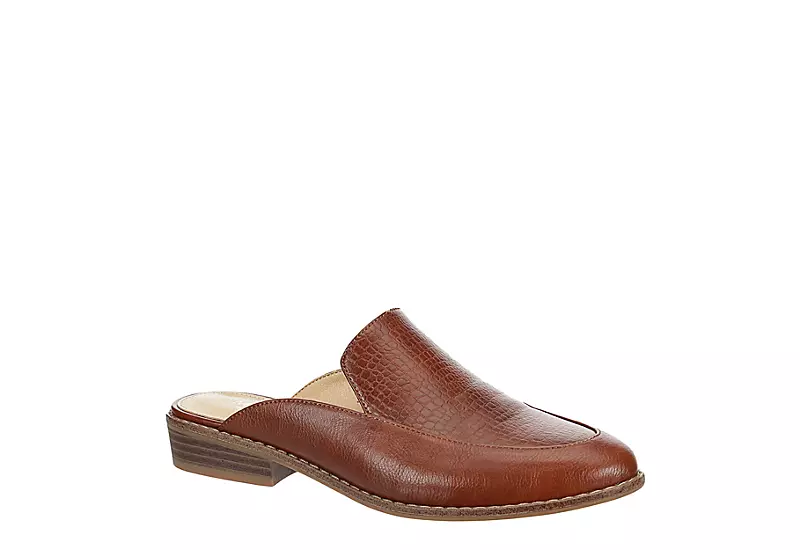 Michael By Michael Shannon Womens Chrisley Loafer - Cognac 1 Michael By Michael Shannon Womens Chrisley Loafer - Cognac
