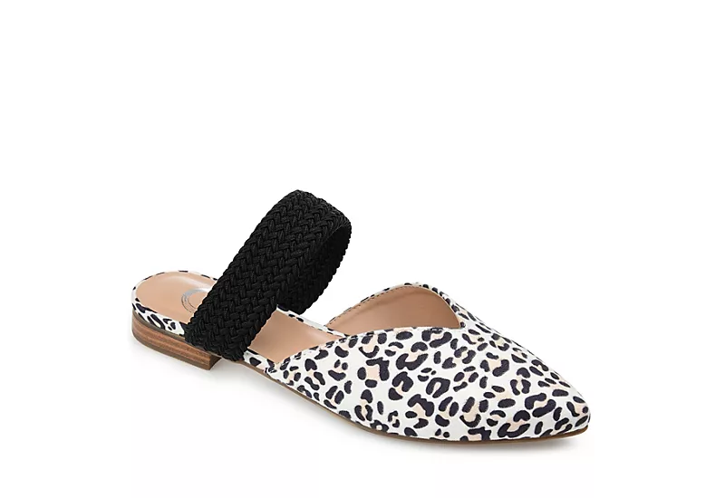 Journee Collection Womens Roxeene Flat - Leopard 1 Journee Collection Womens Roxeene Flat - Leopard