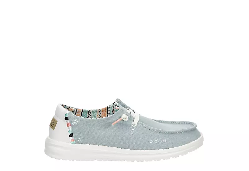 Heydude Womens Wendy Slip On Sneaker - Pale Blue 2 Heydude Womens Wendy Slip On Sneaker - Pale Blue - Image 2