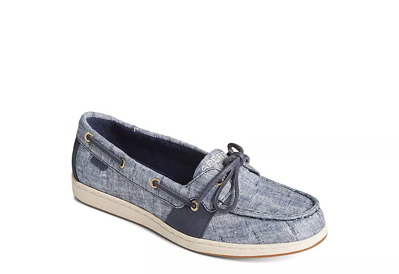 Sperry Womens Coastfish 1-eye Boat Shoe - Navy 1 Sperry Womens Coastfish 1-eye Boat Shoe - Navy