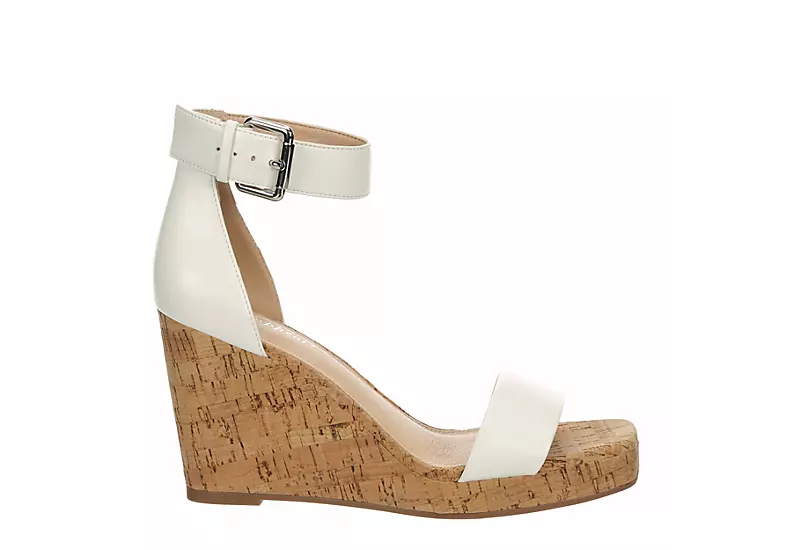 Xappeal Womens Amora Wedge Sandal - White 2 Xappeal Womens Amora Wedge Sandal - White - Image 2