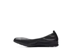 Clarks Womens Jeanette Ease Flat - Black -Deals All Walk Styles Store US 01 105283 03
