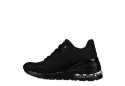 Skechers Womens Million Air Elevated Air Sneaker - Black -Deals All Walk Styles Store US 01 105671 02