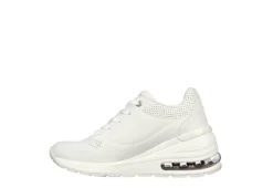 Skechers Womens Million Air Elevated Air Sneaker - White 9 Skechers Womens Million Air Elevated Air Sneaker - White -Deals All Walk Styles Store US 01 105684 02