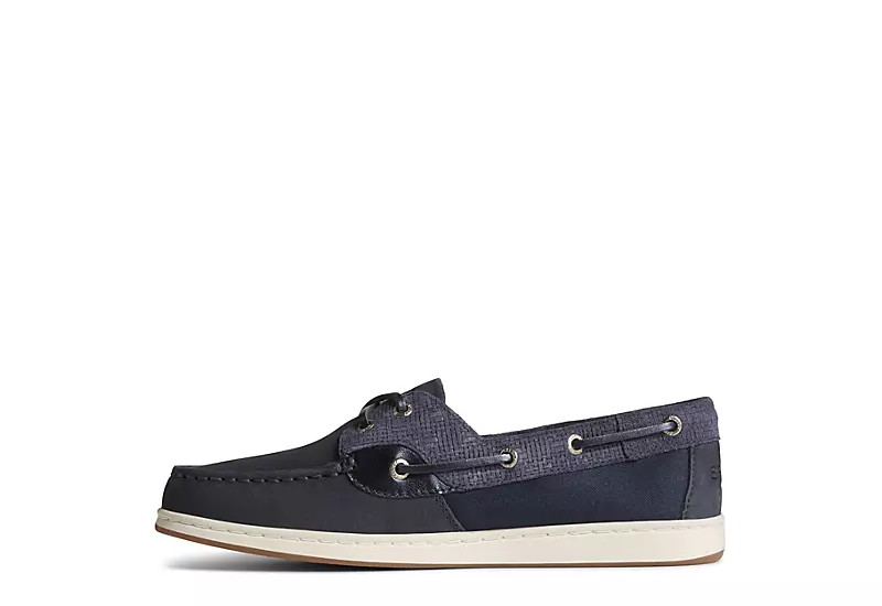 Sperry Womens Coastfish 2-eye Boat Shoe - Navy 3 Sperry Womens Coastfish 2-eye Boat Shoe - Navy - Image 3