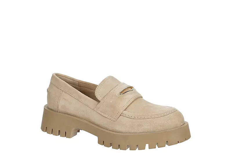 Steve Madden Womens Lawrence Loafer - Sand 1 Steve Madden Womens Lawrence Loafer - Sand