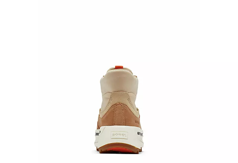 Sorel Womens Ona 503 Mid High Top Sneaker - Tan 4 Sorel Womens Ona 503 Mid High Top Sneaker - Tan - Image 4