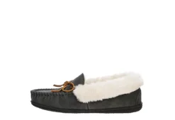 Minnetonka Womens Jessica Trapper Slipper - Dark Grey -Deals All Walk Styles Store US 01 106041 03