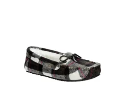 Minnetonka Womens Marj Moc Slipper - Plaid