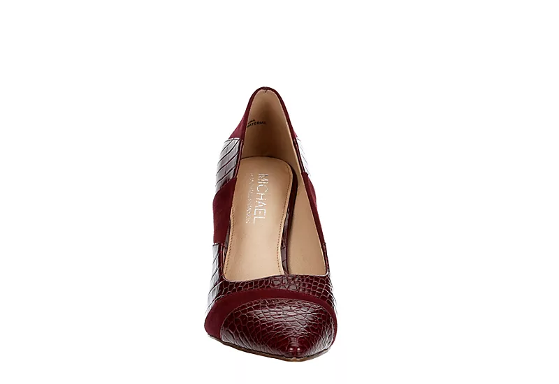 Michael By Michael Shannon Womens Jaime Pump - Burgundy 3 Michael By Michael Shannon Womens Jaime Pump - Burgundy - Image 3