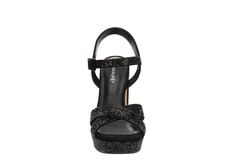 Maripe Womens Leilani Platform Sandal - Black 3 Maripe Womens Leilani Platform Sandal - Black - Image 3