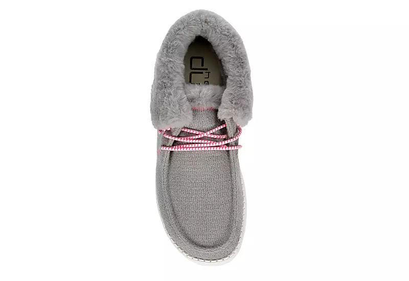 Heydude Womens Britt Slip On Sneaker - Grey 6 Heydude Womens Britt Slip On Sneaker - Grey - Image 6