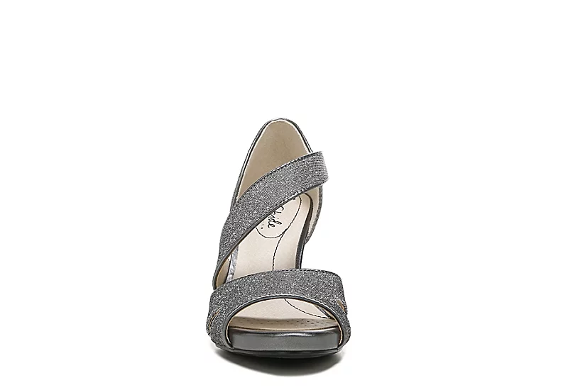 Lifestride Womens Mega Platform Sandal - Pewter 3 Lifestride Womens Mega Platform Sandal - Pewter - Image 3