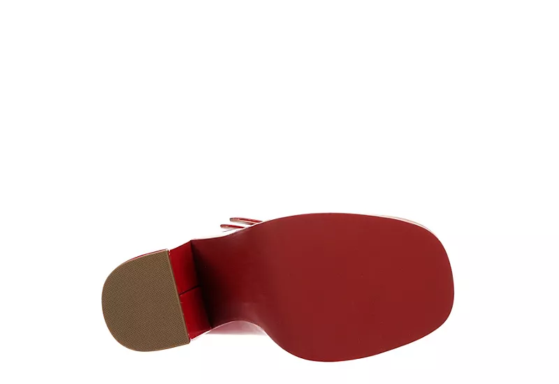 Steve Madden Womens Twice Pump - Red 7 Steve Madden Womens Twice Pump - Red - Image 7