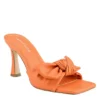 Marc Fisher Womens Demar Slide Sandal - Orange