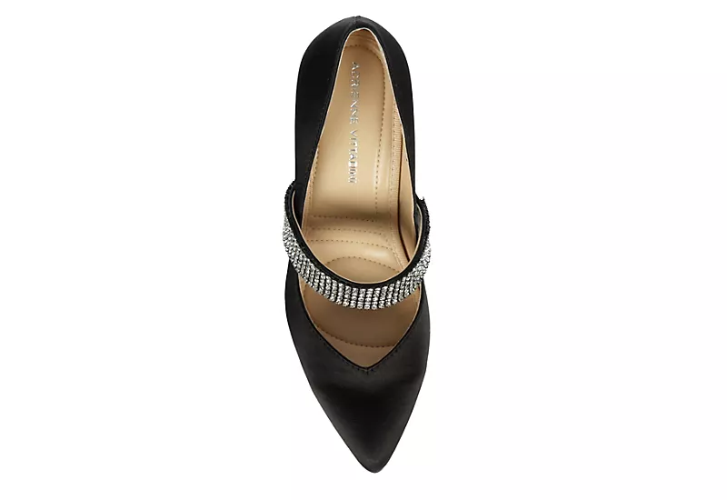 Adrienne Vittadini Womens Notion Pump - Black 6 Adrienne Vittadini Womens Notion Pump - Black - Image 6