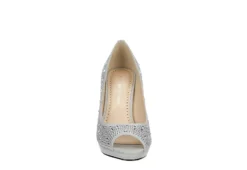 Adrienne Vittadini Womens Gervin Pump - Silver -Deals All Walk Styles Store US 01 106399 02