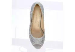 Adrienne Vittadini Womens Gervin Pump - Silver -Deals All Walk Styles Store US 01 106399 05