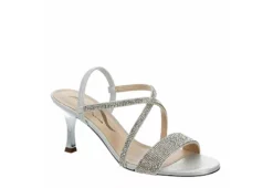 N By Nina Womens Lourdes Sandal - Silver