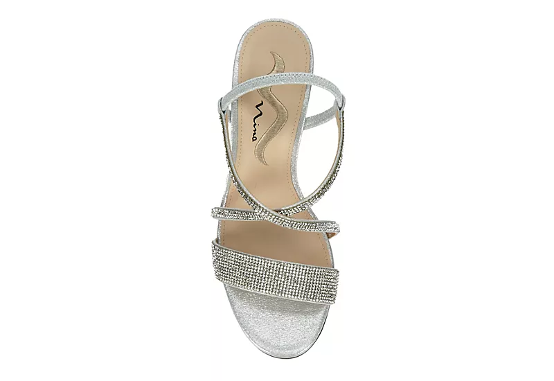 N By Nina Womens Lourdes Sandal - Silver 6 N By Nina Womens Lourdes Sandal - Silver - Image 6