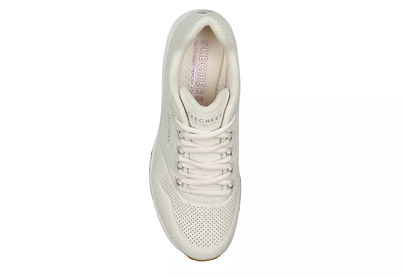Skechers Womens Uno 2 Sneaker - Off White 4 Skechers Womens Uno 2 Sneaker - Off White - Image 4