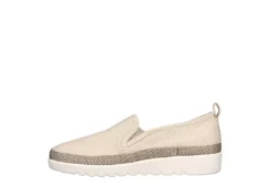 Skechers Womens Flexpadrille Hi Pleasant Harmony Slip On Sneaker - Natural -Deals All Walk Styles Store US 01 106894 02