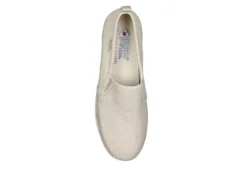 Skechers Womens Flexpadrille Hi Pleasant Harmony Slip On Sneaker - Natural -Deals All Walk Styles Store US 01 106894 03