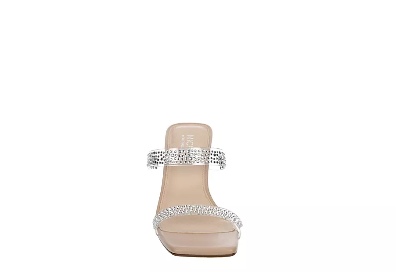 Michael By Michael Shannon Womens Dionna Slide Sandal - Clear 3 Michael By Michael Shannon Womens Dionna Slide Sandal - Clear - Image 3