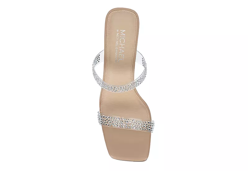 Michael By Michael Shannon Womens Dionna Slide Sandal - Clear 6 Michael By Michael Shannon Womens Dionna Slide Sandal - Clear - Image 6