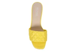 Michael By Michael Shannon Womens Riya Slide Sandal - Yellow -Deals All Walk Styles Store US 01 107027 05