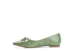 Journee Collection Womens Devalyn Flat - Green -Deals All Walk Styles Store US 01 107046 03